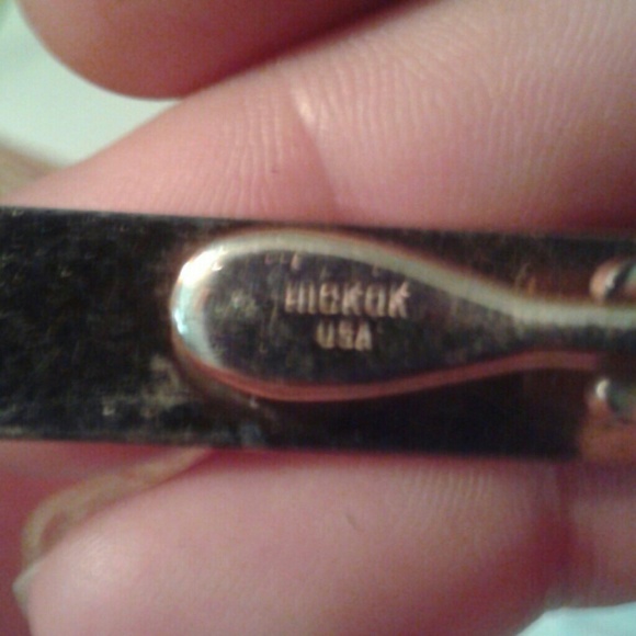 SALE! HICKOK USA vintage tie clasp goldtone - Picture 4 of 6
